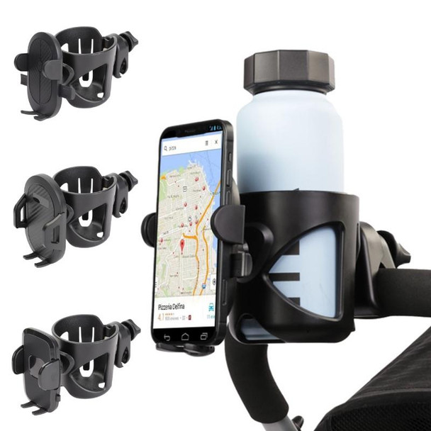 2 In 1 Stroller Bottle Drink Bottle Holder Mobile Phone Holder(J4095A)