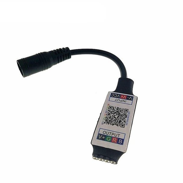 Mini RGB Bluetooth Controller Light Strip Controller For RGB LED Strip DC5V 12V 24V(White)
