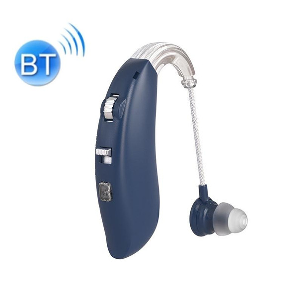 GM-301 Hearing Aid Rechargeable Sound Amplifier,Spec: Bluetooth Model Blue