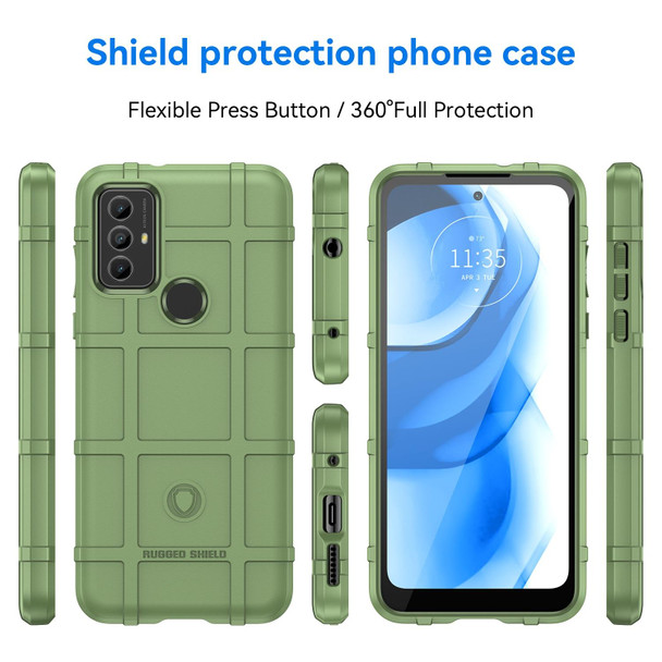 For Motorola Moto G Play 2023 Full Coverage Shockproof TPU Phone Case(Green)