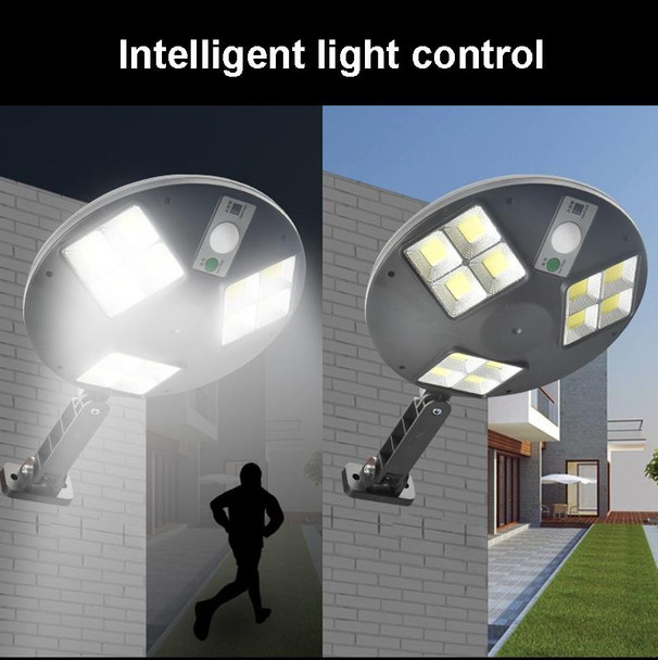 144 COB Solar Human Body Sensor Street Light Garden Wall Light with Remote Control Outdoor Security Light