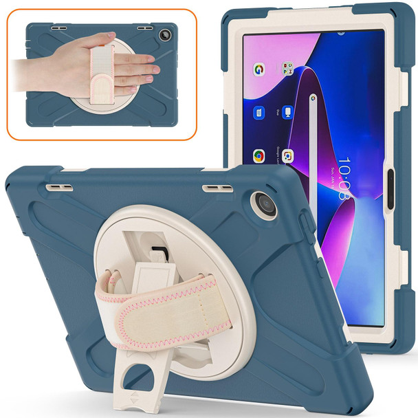 For Lenovo Tab M10 10.1 3rd Gen Silicone + PC Protective Tablet Case(Cornflower Blue)