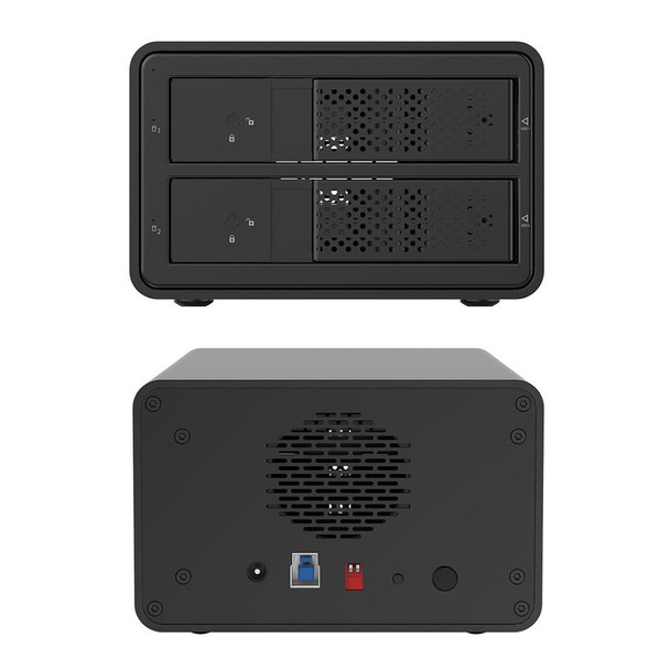 ORICO 9528RU3 3.5-Inch External Hard Drive Enclosure with RAID(Black)