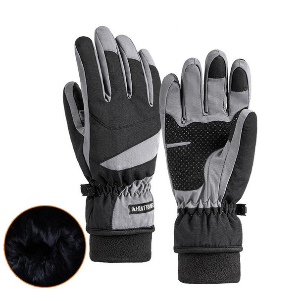 HLINTRANGE 061 Skiing Warm Gloves Sports Riding Waterproof Touch Screen Gloves, Size: XL(Flexible)