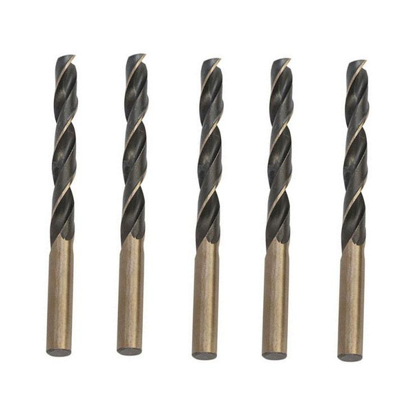 5 PCS 14mm Steel Plate High-Speed Steel 4341 Black Yellow Twist Drill