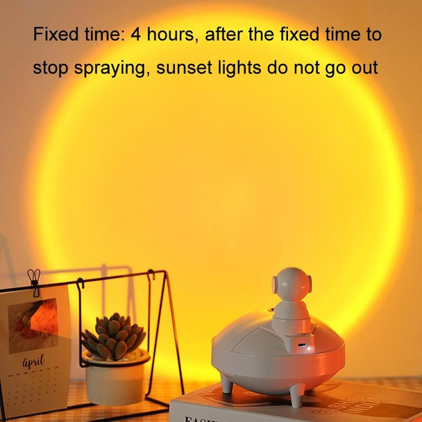 Astronaut Astronaut Humidifier Home Air Sprayer Sunset Lights(White)