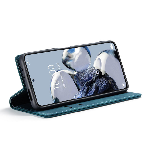 For Xiaomi 12T / 12T Pro CaseMe 013 Multifunctional Horizontal Flip Leather Phone Case(Blue)