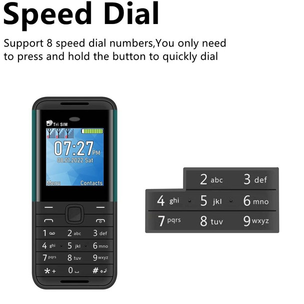 SERVO BM5310 Mini Mobile Phone, English Key, 1.33 inch, MTK6261D, 21 Keys, Support Bluetooth, FM, Magic Sound, Auto Call Record, GSM, Triple SIM (Yellow)