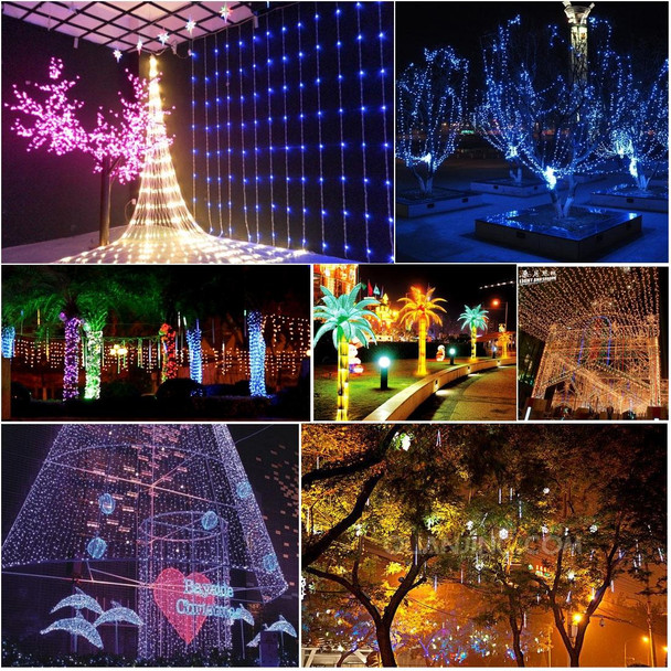 10m String Decoration Light, For Christmas Party,  80 LED, Purple Light, Battery Powered