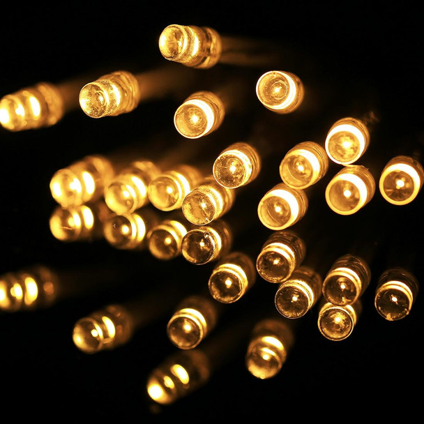 2m String Decoration Light, For Christmas Party, 20 LED 2-Mode Flash, Battery Powered (Warm White)