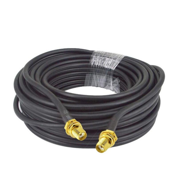 SMA Female To SMA Female RG58 Coaxial Adapter Cable, Cable Length:5m