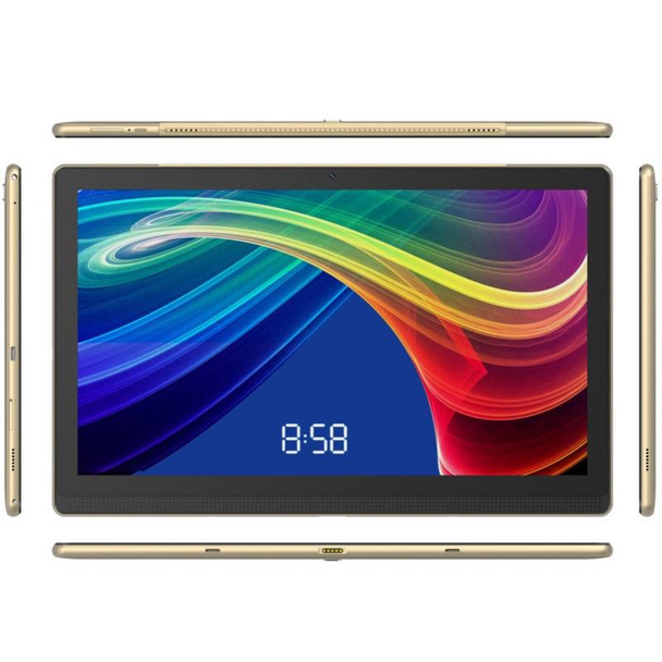 M101 4G LTE Tablet PC, 14.1 inch, 4GB+128GB, Android 8.1 MTK6797 Deca Core 2.1GHz, Dual SIM, Support GPS, OTG, WiFi, BT(Gold)