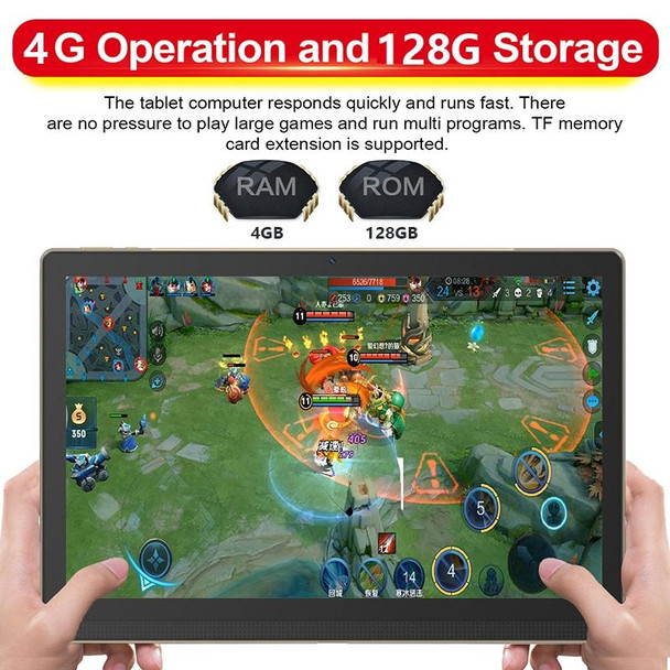 M101 4G LTE Tablet PC, 14.1 inch, 4GB+128GB, Android 8.1 MTK6797 Deca Core 2.1GHz, Dual SIM, Support GPS, OTG, WiFi, BT(Silver)