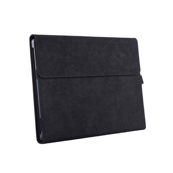 13 inch Leatherette Tablet Protective Case For Microsoft Surface Pro X, Color: Black + Power Bag