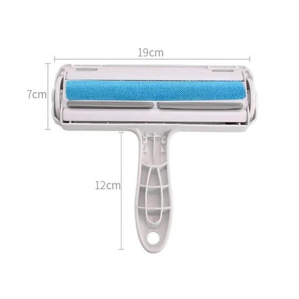 Automatic Hair-removing Double-sided Brushing Device Bed Sheet Sofa Pet Hair Sticking Device(Red)