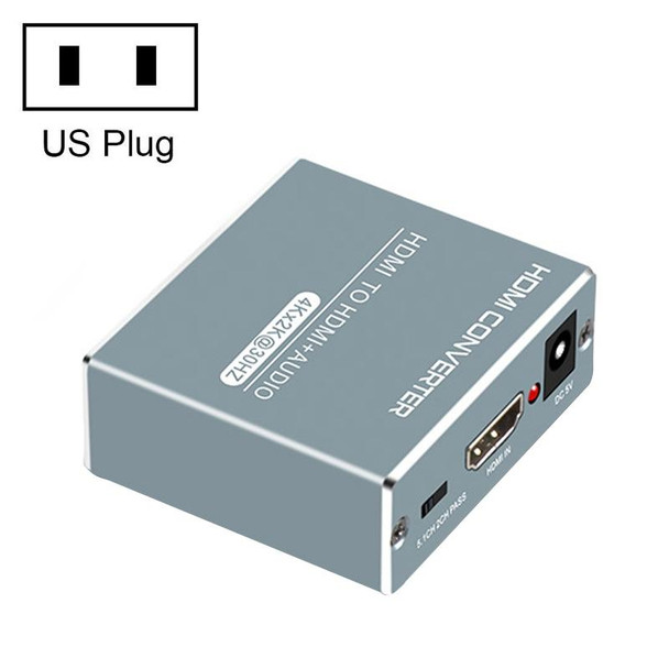 FJGEAR FJ-HDV01 HDMI HD 4K 30HZ Fiber Audio Separator, Plug Type:US Plug