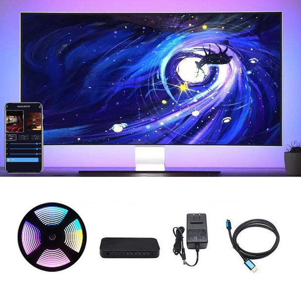 FT003 HDMI TV Screen Screen Synchronous Background Light, Size: 2x1.9m(UK Plug)