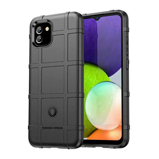 For Samsung Galaxy A04e Full Coverage Shockproof TPU Phone Case(Black)