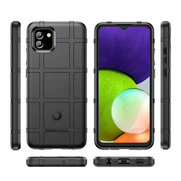 For Samsung Galaxy A04e Full Coverage Shockproof TPU Phone Case(Black)