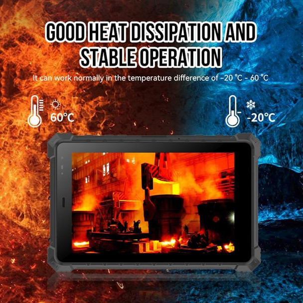 CENAVA A80ST 4G Rugged Tablet, 8 inch, 8GB+128GB, IP68 Waterproof Shockproof Dustproof, Android 10.0 MT6771 Octa Core, Support GPS/WiFi/BT/NFC, US Plug