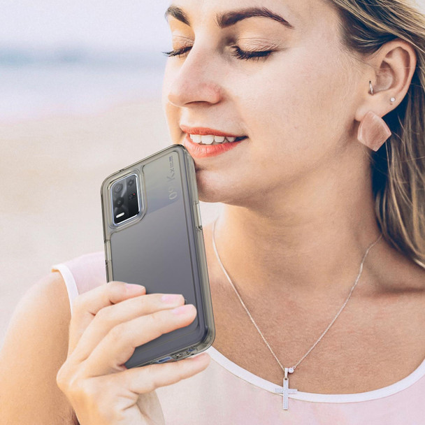 For Realme Q3i 5G Candy Series TPU Phone Case(Transparent Grey)