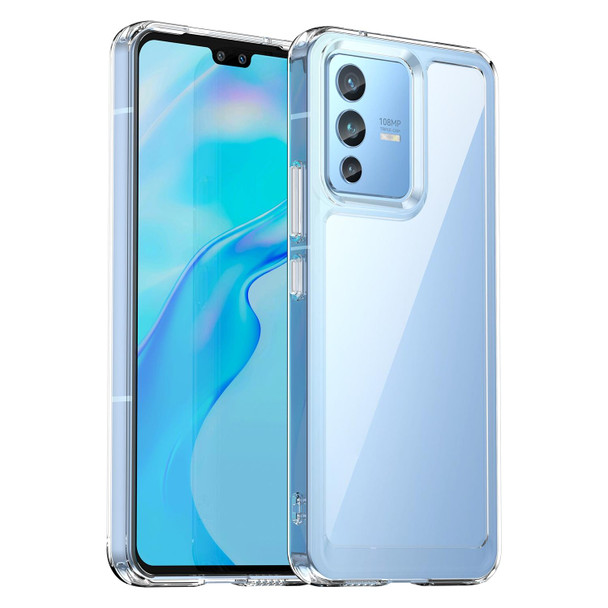 For Vivo V23 Candy Series TPU Phone Case(Transparent)