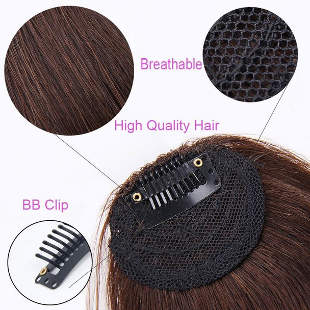 Fake Bangs Clip Hairpiece Synthetic Bangs Hair(Brown)