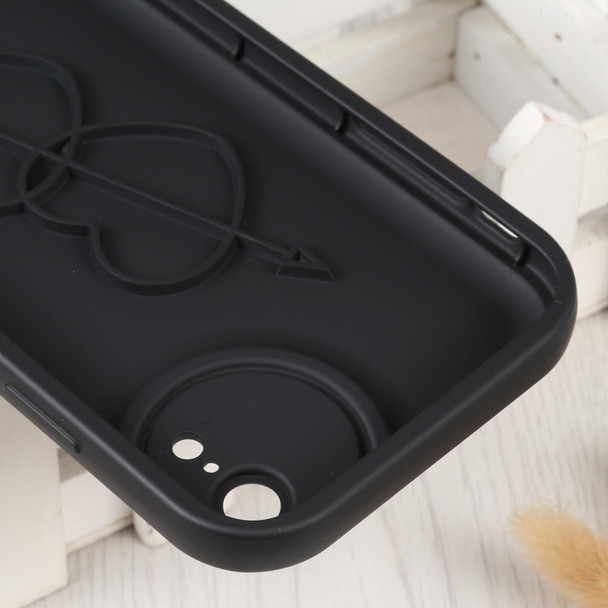 For iPhone XR Liquid Airbag Decompression Phone Case(Black)