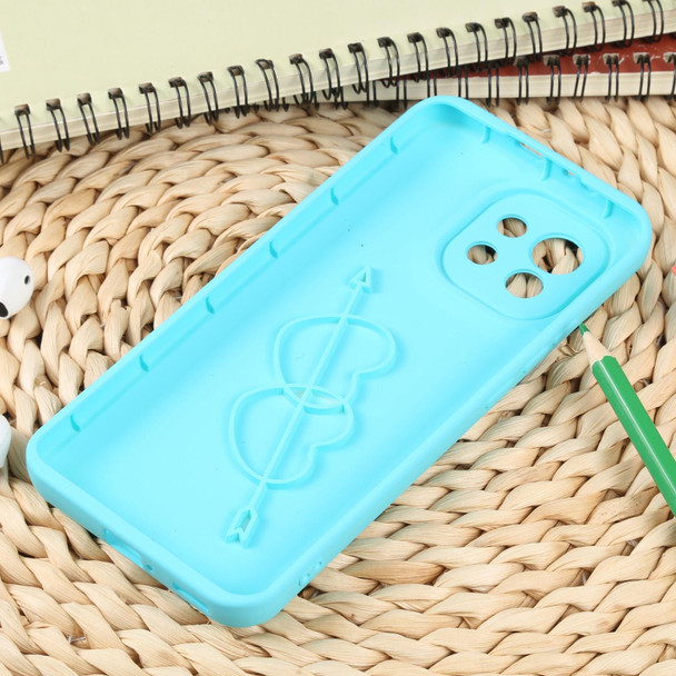 For Xiaomi Mi 11 Liquid Airbag Decompression Phone Case(Mint Blue)