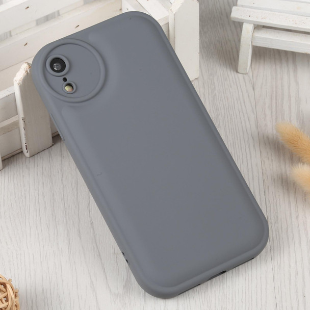 For iPhone XR Liquid Airbag Decompression Phone Case(Dark Gray)