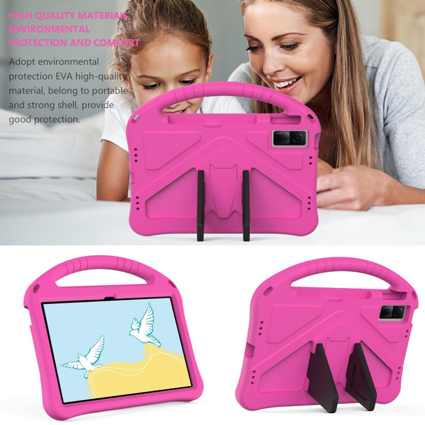 For OPPO Pad Air 10.36  2022 EVA Shockproof Tablet Case with Holder(Rose Red)