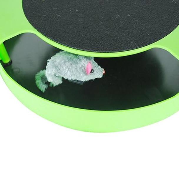 Pet Supplies Cat Plastic Catch the Mouse Interactive Turntable Pet Toys