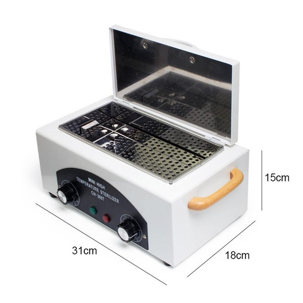 Stainless Steel Household High Temperature Towel Manicure Disinfection Cabinet(EU Plug)