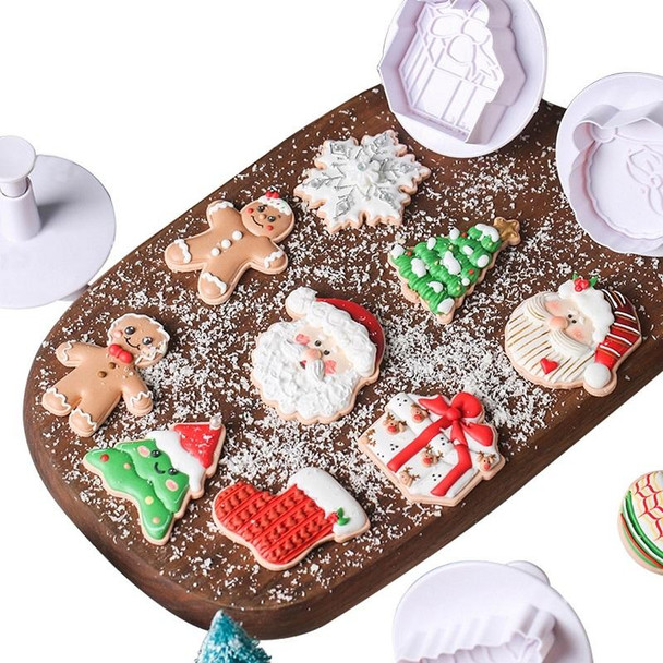 2sets Christmas Snowflake Spring Mould Cookie DIY Mould(C)