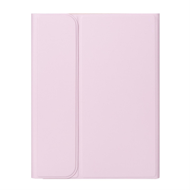 For iPad 10th Gen 10.9 2022 SA-10C Bluetooth Touch Keyboard Leatherette Tablet Case with Pen Slot(Pink)