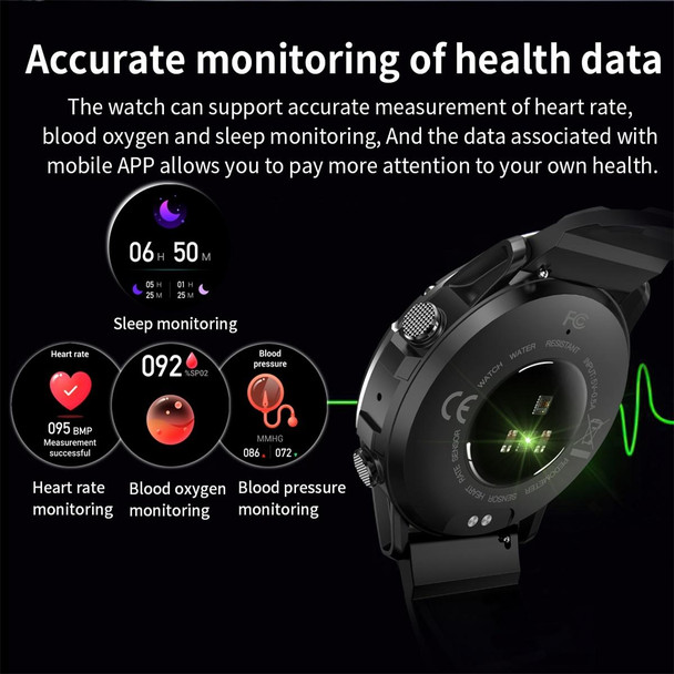 NX9 1.39 inch Color Screen Smart Watch,Support Heart Rate Monitoring/Blood Pressure Monitoring(Black)