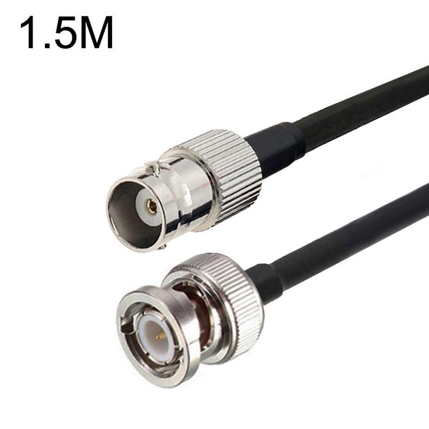 BNC Female To BNC Male RG58 Coaxial Adapter Cable, Cable Length:1.5m