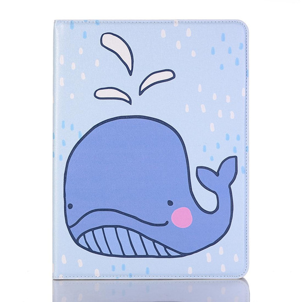 Dolphin Pattern Horizontal Flip Leatherette Case for iPad Pro 11 inch (2018),with Card Slots & Holder & Wallet & Photo Frame & Pen slot