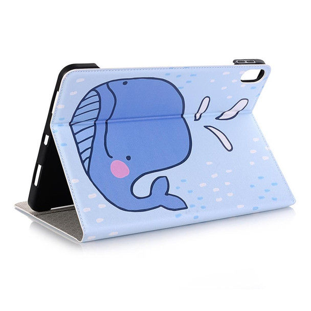 Dolphin Pattern Horizontal Flip Leatherette Case for iPad Pro 11 inch (2018),with Card Slots & Holder & Wallet & Photo Frame & Pen slot
