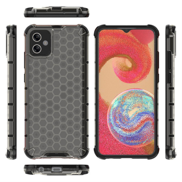 For Samsung Galaxy A04e 4G Honeycomb Phone Case(Black)