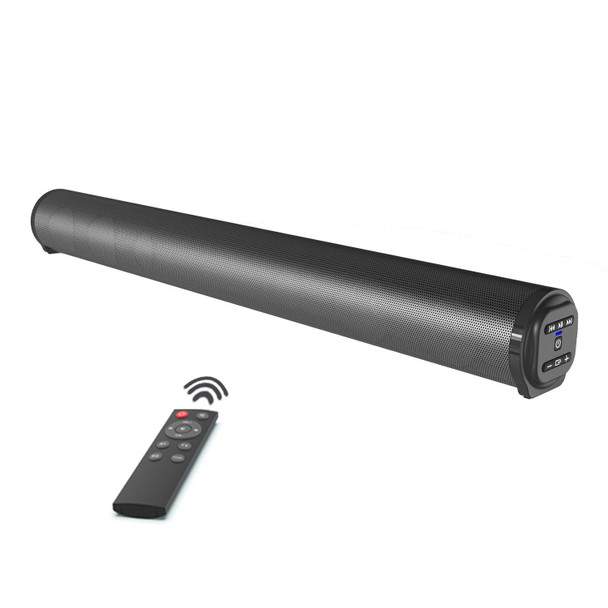 BS-10 Bluetooth 5.0 Speaker TV Soundbar with Remote Control(Black)
