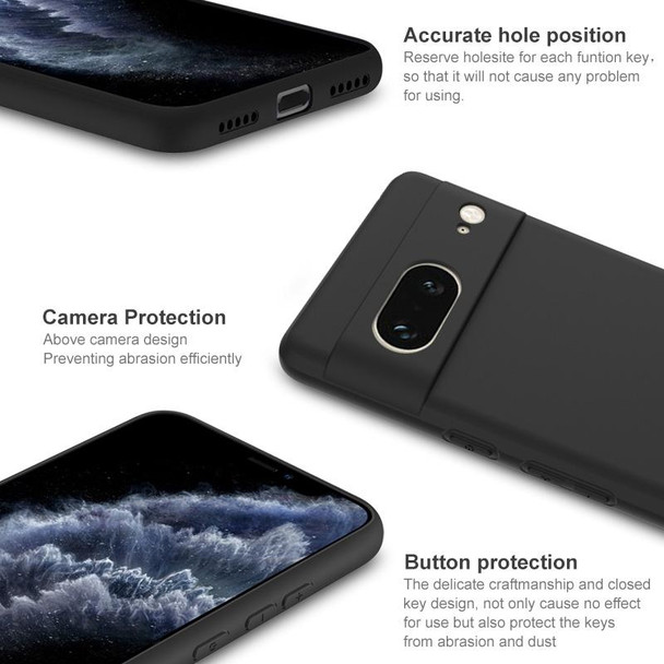 For Google Pixel 7 imak UC-3 Series Shockproof Frosted TPU Phone Case(Black)