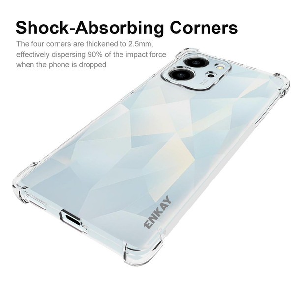 For Honor 80 SE 5G ENKAY Hat-Prince Clear TPU Shockproof Phone Case