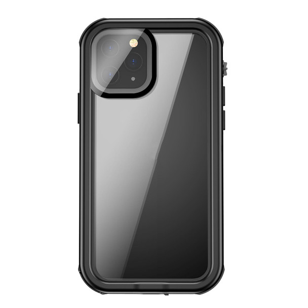 Waterproof Full Coverage PC + TPU Phone Case - iPhone 12 Pro(Black)