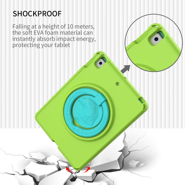 For iPad Pro 10.5 2019/2017 / 10.2 2021/2019 EVA + PC Shockproof Tablet Case with Waterproof Frame(Grass Green)