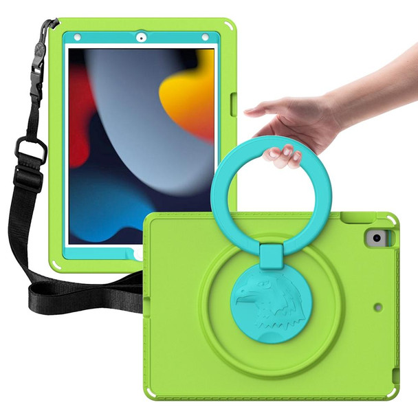 For iPad Pro 10.5 2019/2017 / 10.2 2021/2019 EVA + PC Shockproof Tablet Case with Waterproof Frame(Grass Green)