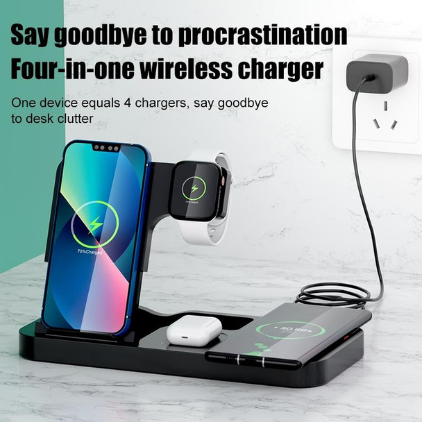 OW-02 15W 4 in 1 Phone Wireless Charger(Black)