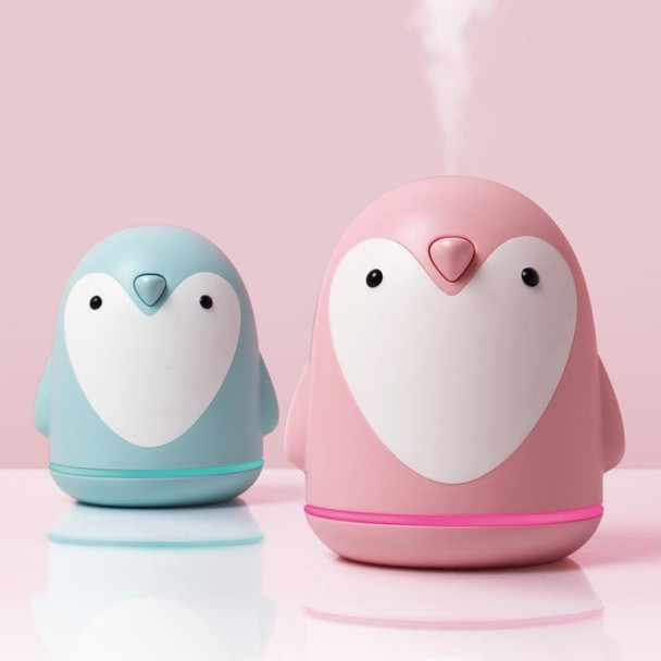 220ml Aroma Humidifier Cute Penguin USB Air Diffuser Home Office Car Mist Maker Air Purifier(Pink)