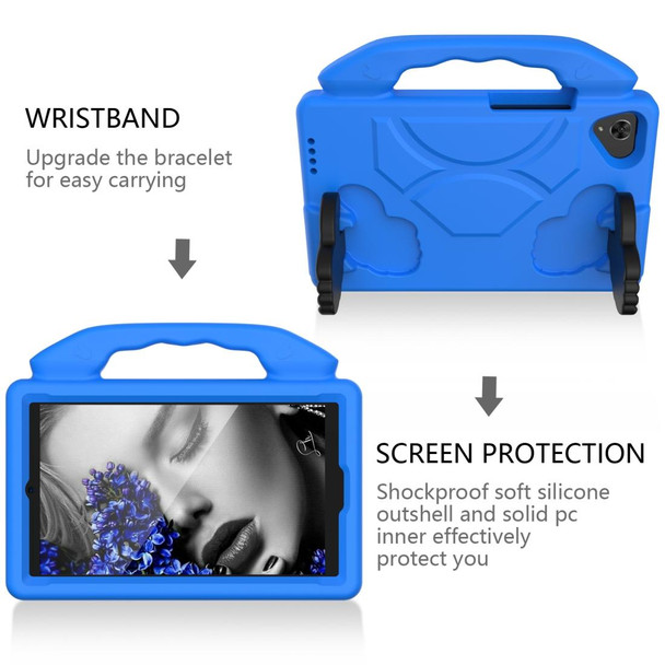 For Huawei MediaPad  M5 8.4 EVA Material Tablet Computer Falling Proof Cover With Thumb Bracket(Blue)
