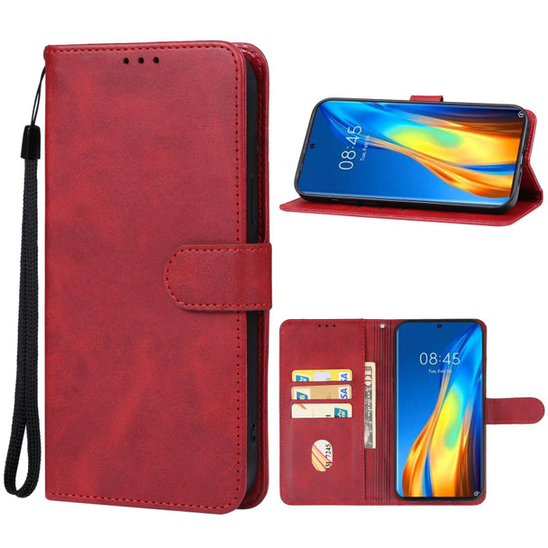 For Tecno Phantom X2 Pro Leatherette Phone Case(Red)